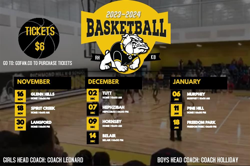 Basketball Schedule